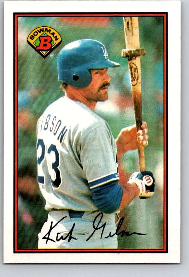 1989 Bowman #351 Kirk Gibson NM-MT Los Angeles Dodgers Baseball Card - Baseball Card Single
