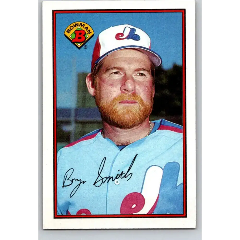 1989 Bowman #353 Bryn Smith NM-MT Montreal Expos Baseball Card - Baseball Card Single
