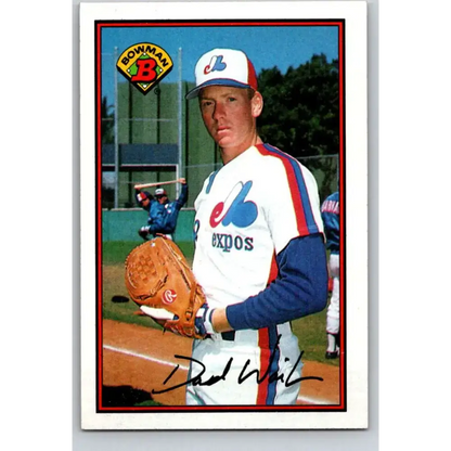 1989 Bowman #358 Dave Wainhouse NM-MT RC Rookie Montreal Expos Baseball Card