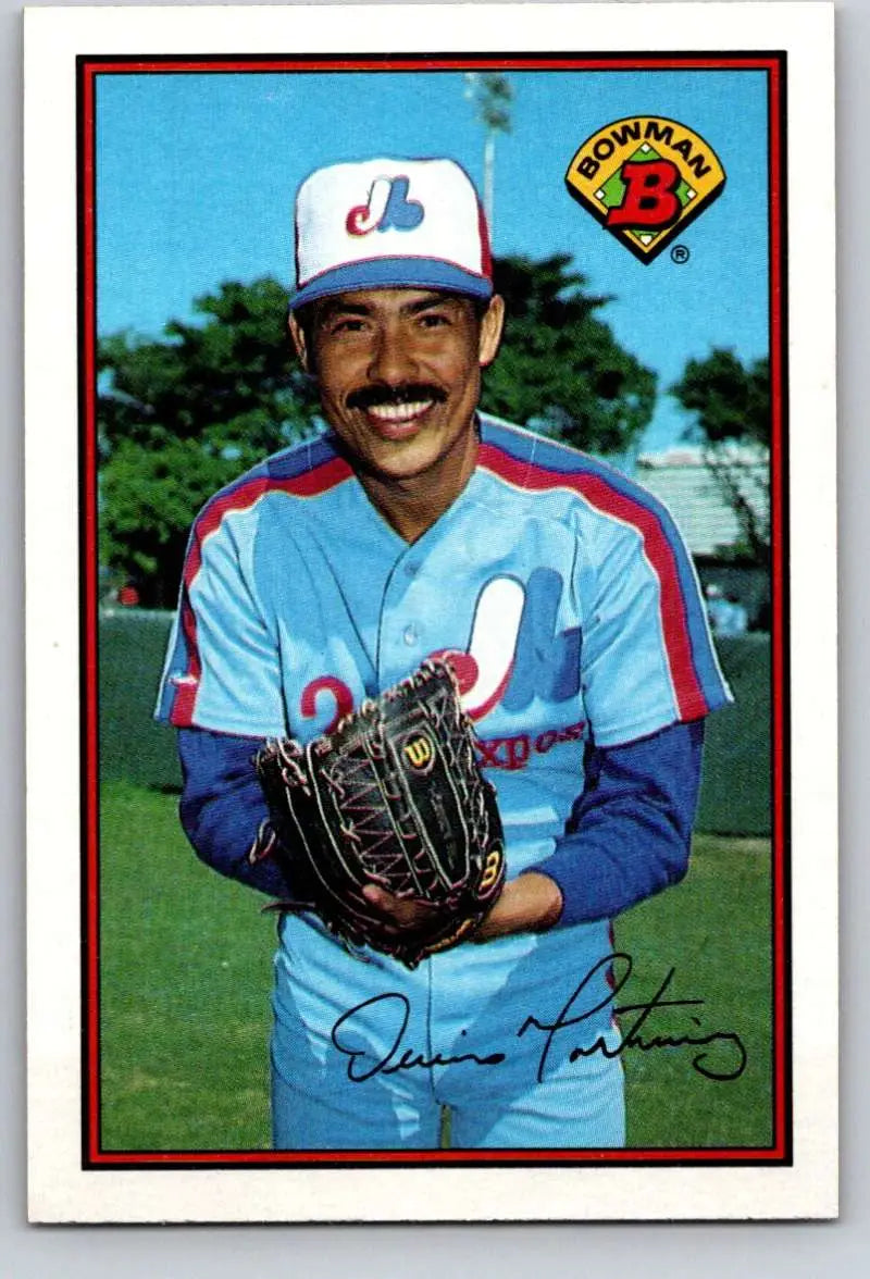 1989 Bowman #359 Dennis Martinez NM-MT Montreal Expos Baseball Card - Baseball Card Single