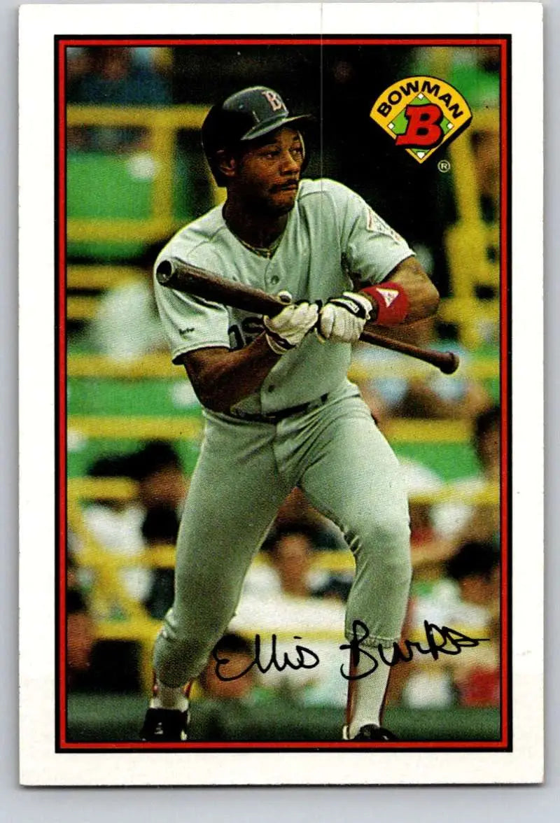 1989 Bowman #36 Ellis Burks NM-MT Boston Red Sox Baseball Card - Baseball Card Single