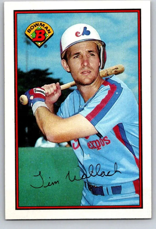 1989 Bowman #362 Tim Wallach NM-MT Montreal Expos Baseball Card - Baseball Card Single