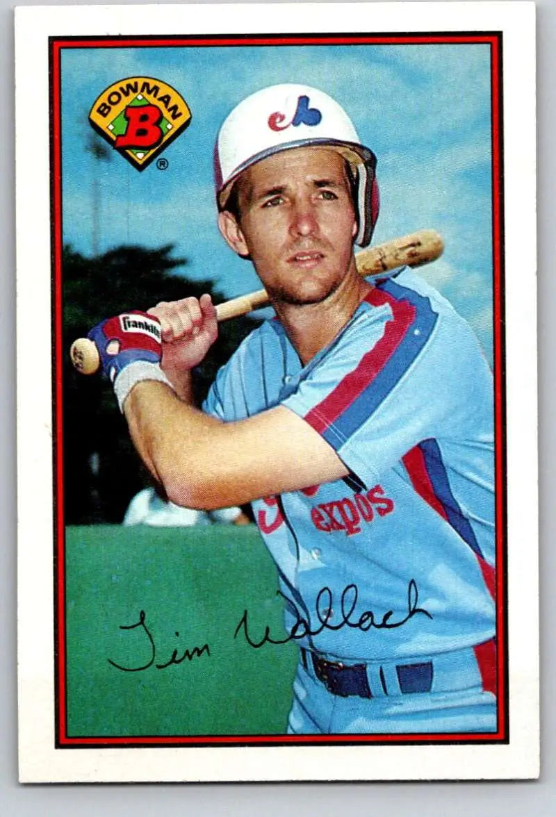 1989 Bowman #362 Tim Wallach NM-MT Montreal Expos Baseball Card - Baseball Card Single