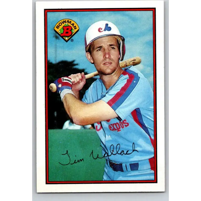 1989 Bowman #362 Tim Wallach NM-MT Montreal Expos Baseball Card - Baseball Card Single