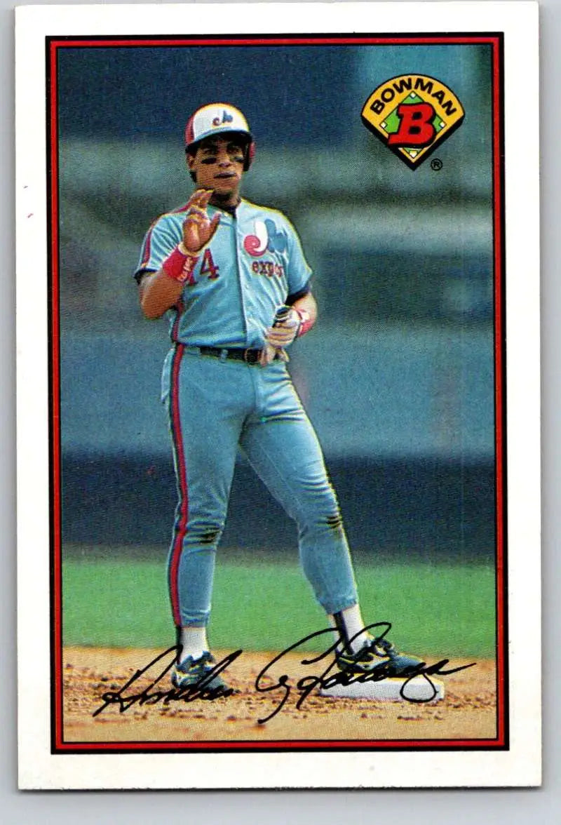 1989 Bowman #365 Andres Galarraga NM-MT Montreal Expos Baseball Card - Baseball Card Single
