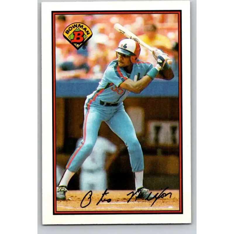 1989 Bowman #366 Otis Nixon NM-MT Montreal Expos Baseball Card - Baseball Card Single