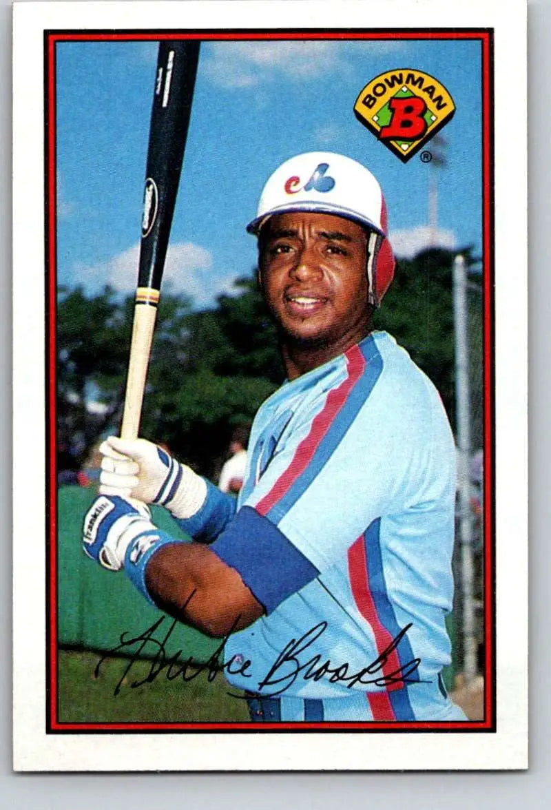 1989 Bowman #367 Hubie Brooks NM-MT Montreal Expos Baseball Card - Baseball Card Single