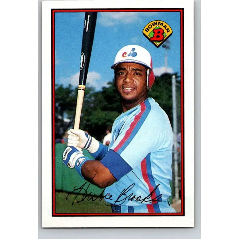 1989 Bowman #367 Hubie Brooks NM-MT Montreal Expos Baseball Card - Baseball Card Single