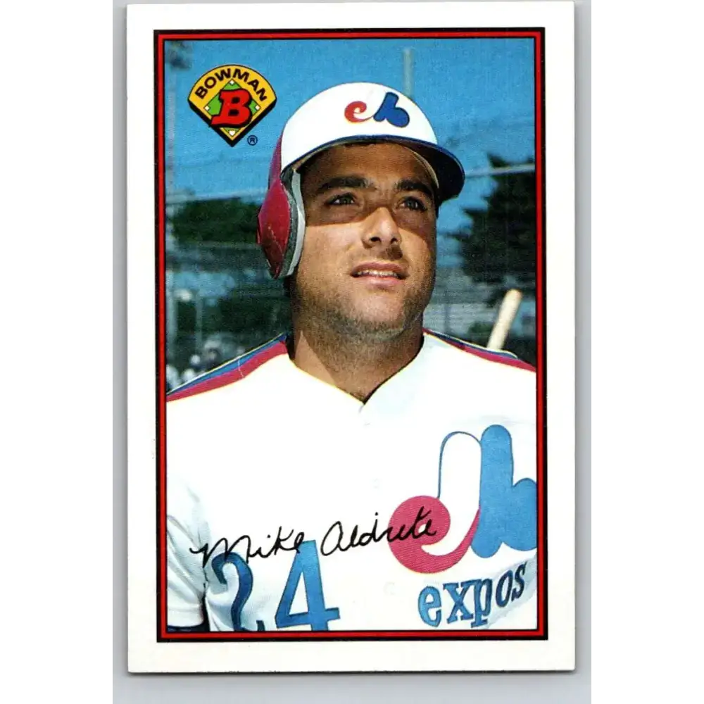 1989 Bowman #368 Mike Aldrete NM-MT Montreal Expos Baseball Card