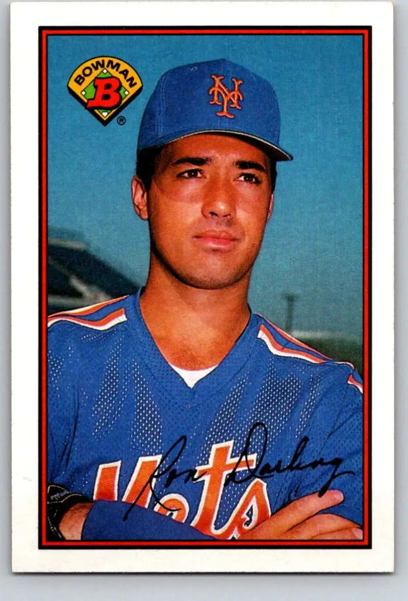 1989 Bowman #372 Ron Darling NM-MT New York Mets Baseball Card - Baseball Card Single