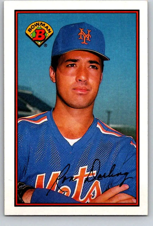 1989 Bowman #372 Ron Darling NM-MT New York Mets Baseball Card - Baseball Card Single