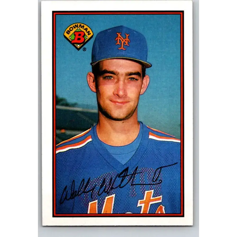 1989 Bowman #373 Wally Whitehurst NM-MT RC Rookie New York Mets Baseball Card - Baseball Card Single