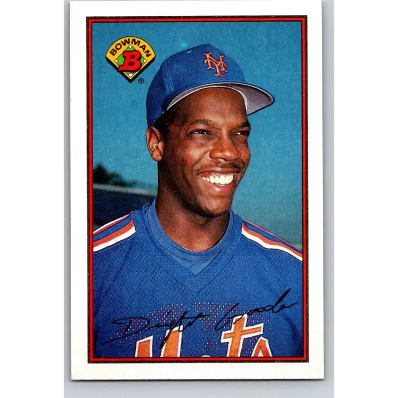 1989 Bowman #376 Dwight Gooden NM-MT New York Mets Baseball Card - Baseball Card Single