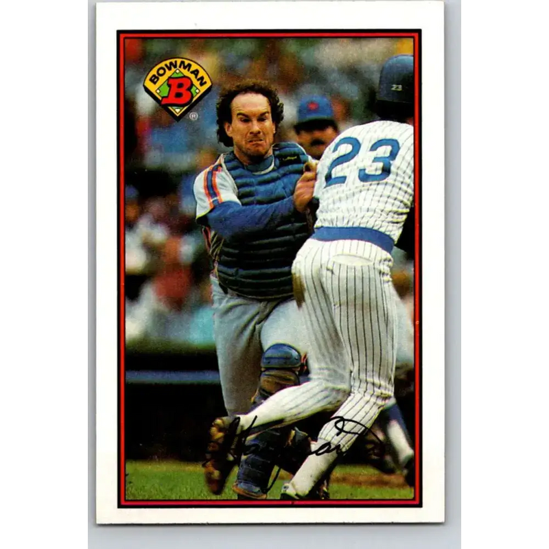1989 Bowman #379 Gary Carter NM-MT New York Mets Baseball Card - Baseball Card Single