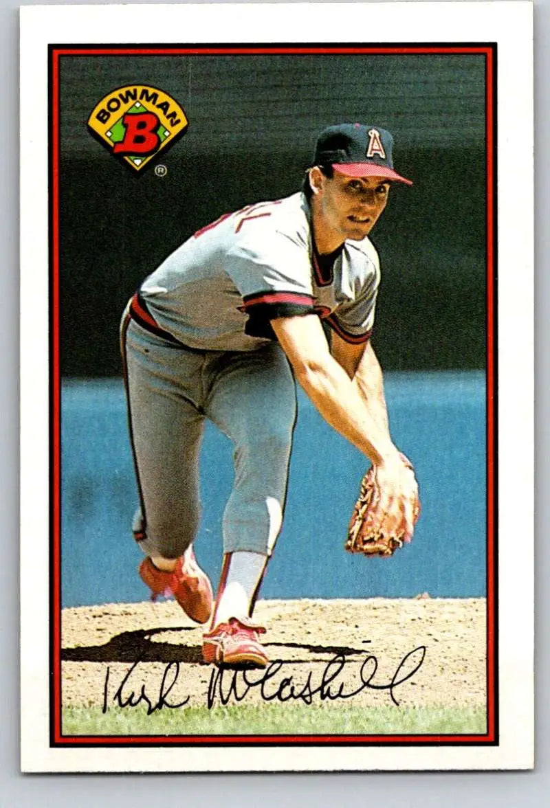 1989 Bowman #38 Kirk McCaskill NM-MT California Angels Baseball Card - Baseball Card Single