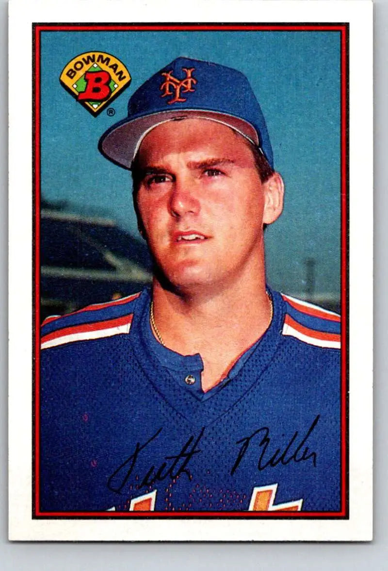 1989 Bowman #380 Keith Miller NM-MT New York Mets Baseball Card - Baseball Card Single