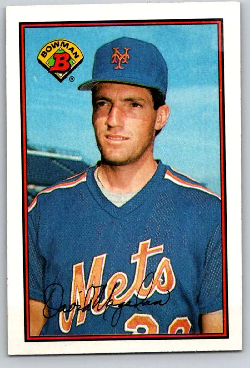 1989 Bowman #384 Dave Magadan NM-MT New York Mets Baseball Card - Baseball Card Single
