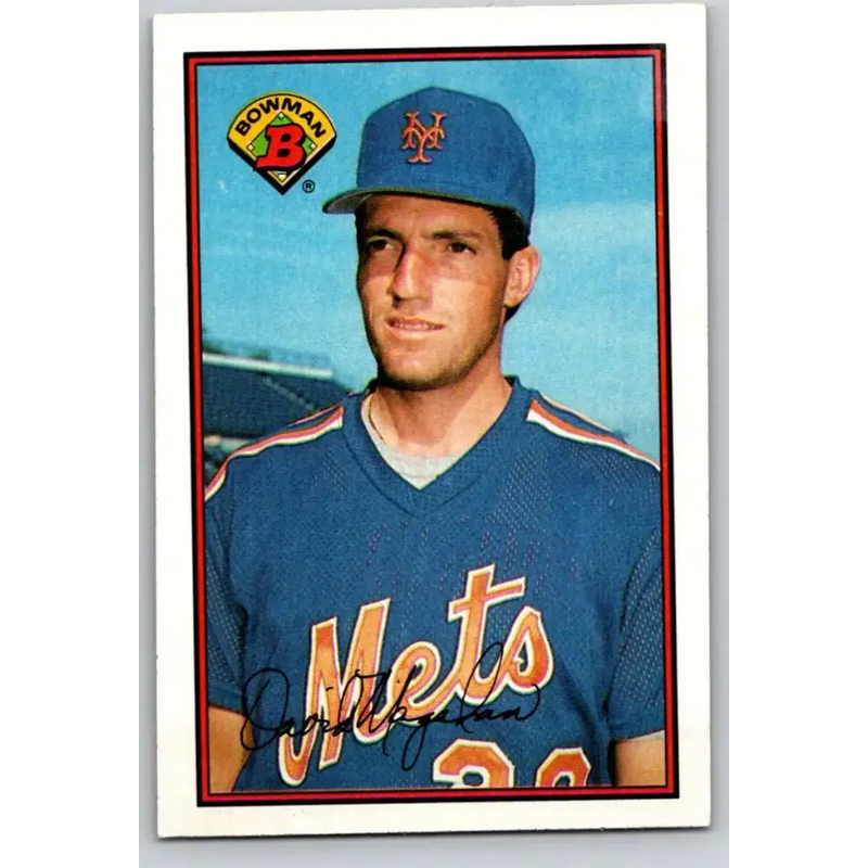 1989 Bowman #384 Dave Magadan NM-MT New York Mets Baseball Card - Baseball Card Single