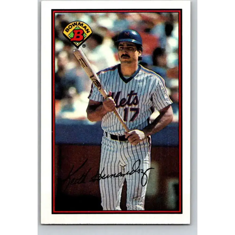 1989 Bowman #385 Keith Hernandez NM-MT New York Mets Baseball Card - Baseball Card Single