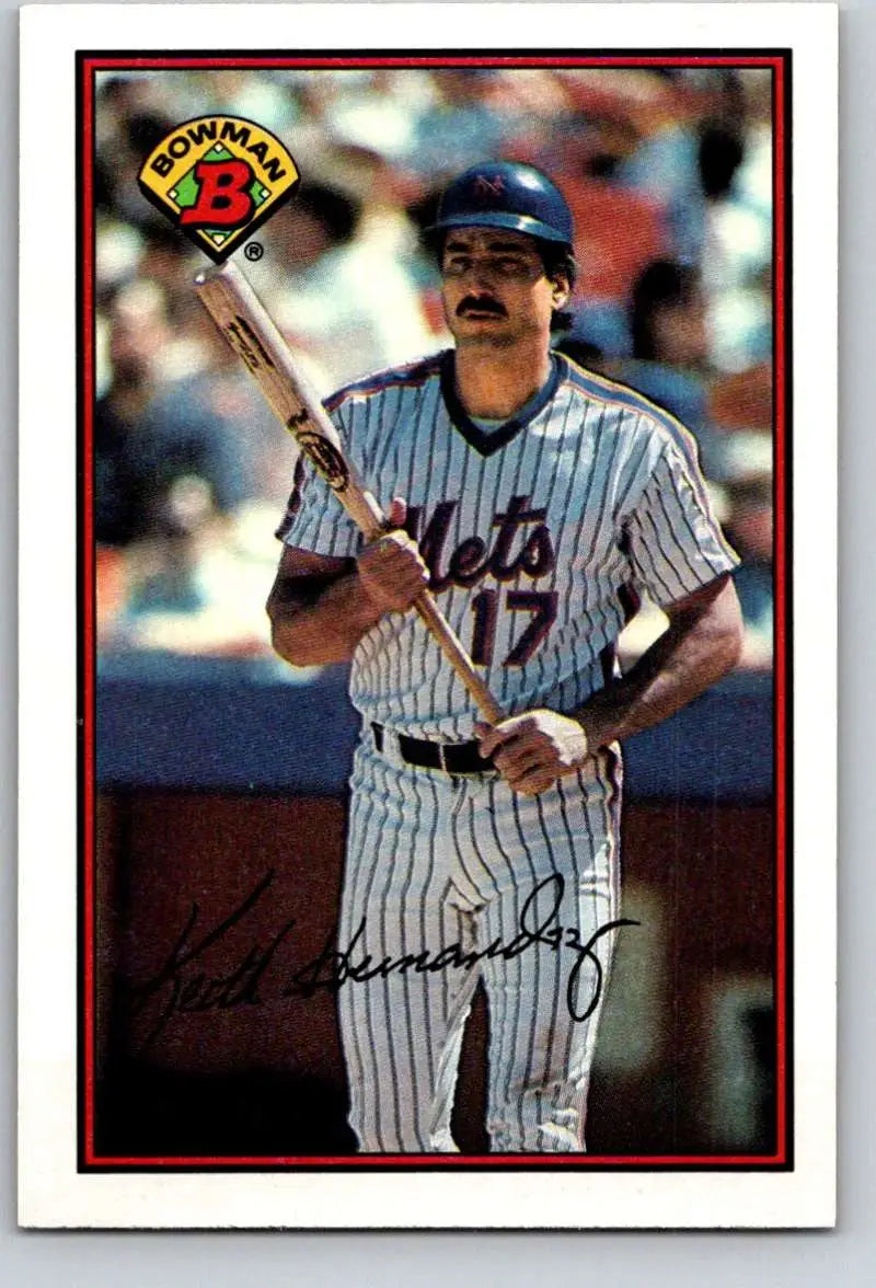 1989 Bowman #385 Keith Hernandez NM-MT New York Mets Baseball Card - Baseball Card Single