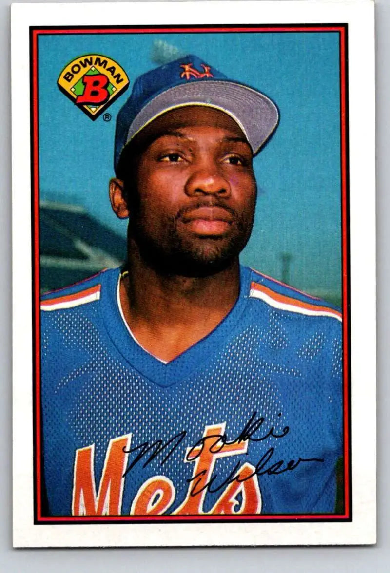 1989 Bowman #386 Mookie Wilson NM-MT New York Mets Baseball Card - Baseball Card Single