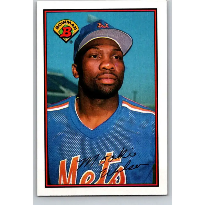 1989 Bowman #386 Mookie Wilson NM-MT New York Mets Baseball Card - Baseball Card Single