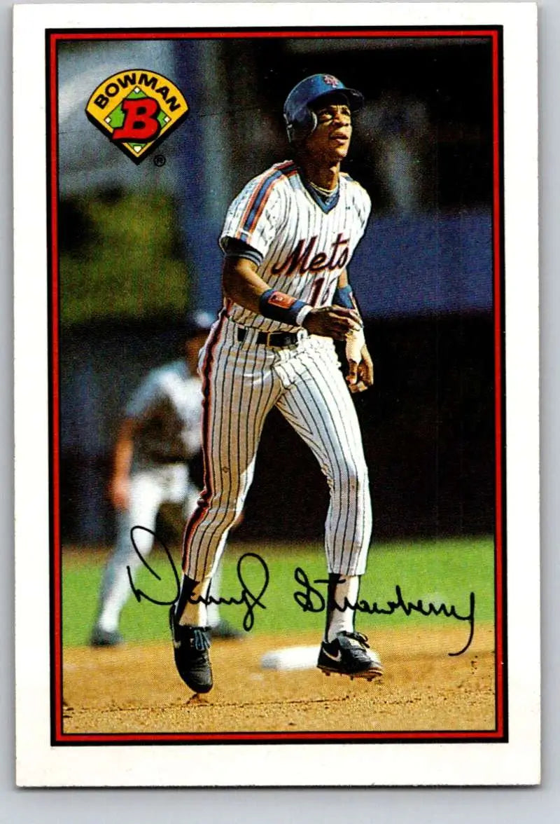 1989 Bowman #387 Darryl Strawberry NM-MT New York Mets Baseball Card - Baseball Card Single