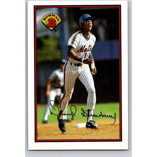1989 Bowman #387 Darryl Strawberry NM-MT New York Mets Baseball Card