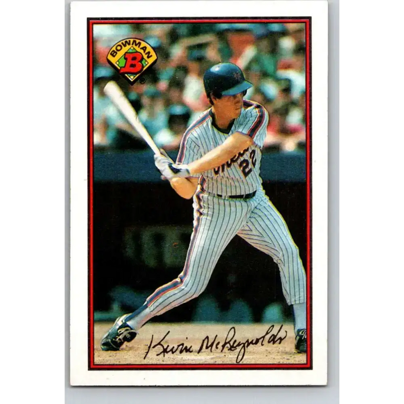 1989 Bowman #388 Kevin McReynolds NM-MT New York Mets Baseball Card - Baseball Card Single