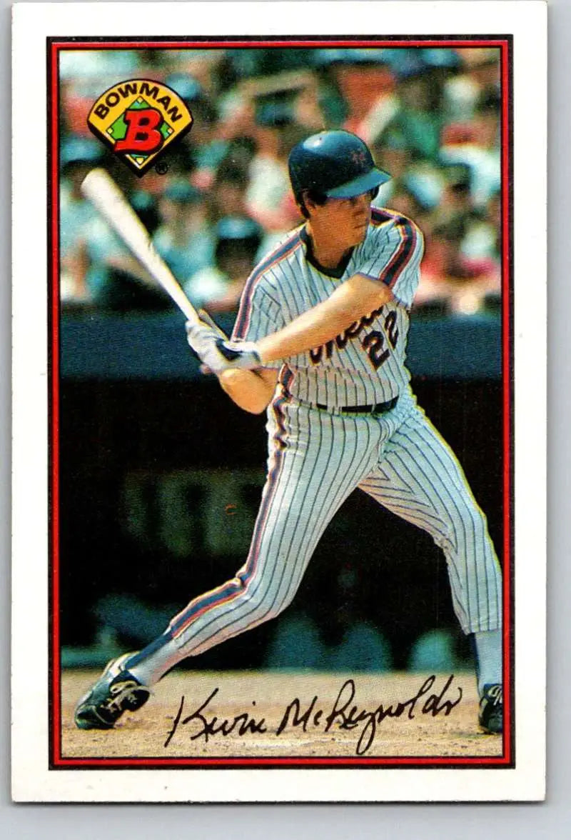 1989 Bowman #388 Kevin McReynolds NM-MT New York Mets Baseball Card - Baseball Card Single