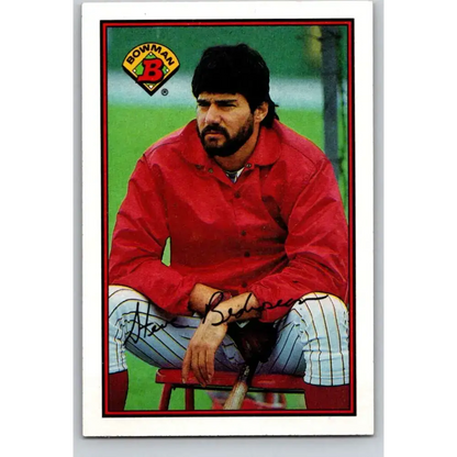 1989 Bowman #395 Steve Bedrosian NM-MT Philadelphia Phillies Baseball Card
