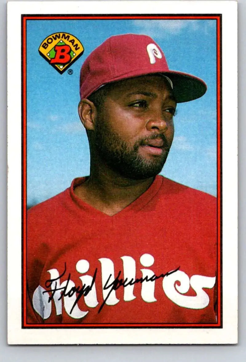1989 Bowman #396 Floyd Youmans NM-MT Philadelphia Phillies Baseball Card - Baseball Card Single