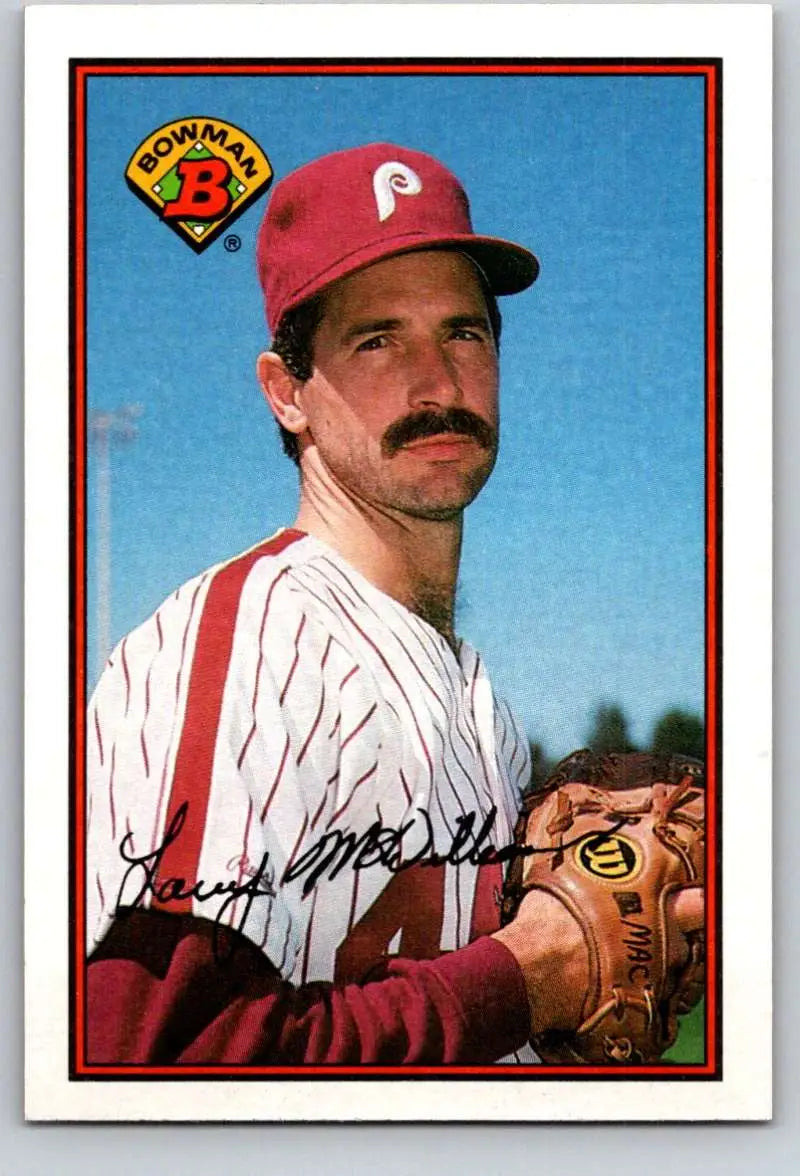 1989 Bowman #397 Larry McWilliams NM-MT Philadelphia Phillies Baseball Card - Baseball Card Single