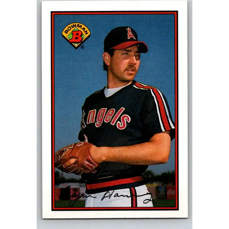 1989 Bowman #40 Bryan Harvey NM-MT RC Rookie California Angels Baseball Card - Baseball Card Single