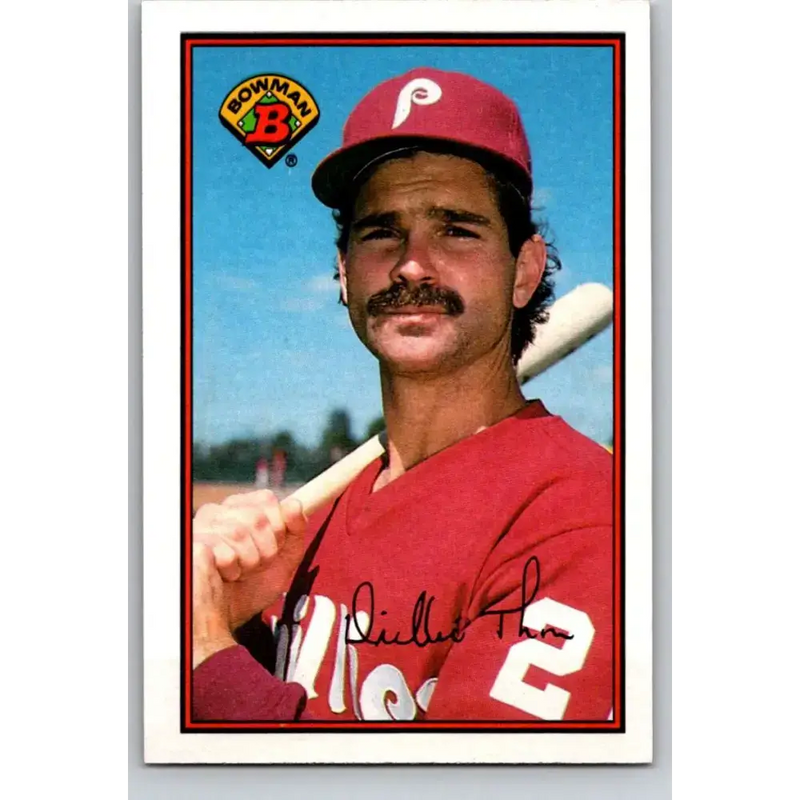 1989 Bowman #400 Dickie Thon NM-MT Philadelphia Phillies Baseball Card - Baseball Card Single