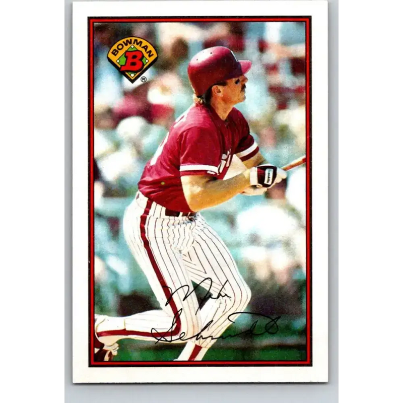 1989 Bowman #402 Mike Schmidt NM-MT Philadelphia Phillies Baseball Card - Baseball Card Single