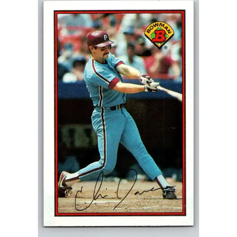 1989 Bowman #404 Chris James NM-MT Philadelphia Phillies Baseball Card - Baseball Card Single