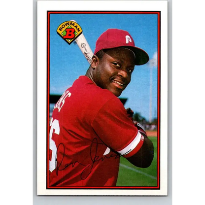 1989 Bowman #407 Ron Jones NM-MT RC Rookie Philadelphia Phillies Baseball Card