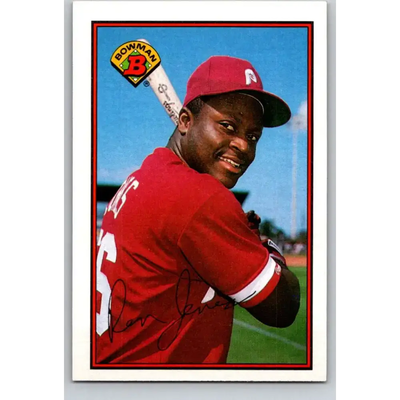 1989 Bowman #407 Ron Jones NM-MT RC Rookie Philadelphia Phillies Baseball Card - Baseball Card Single