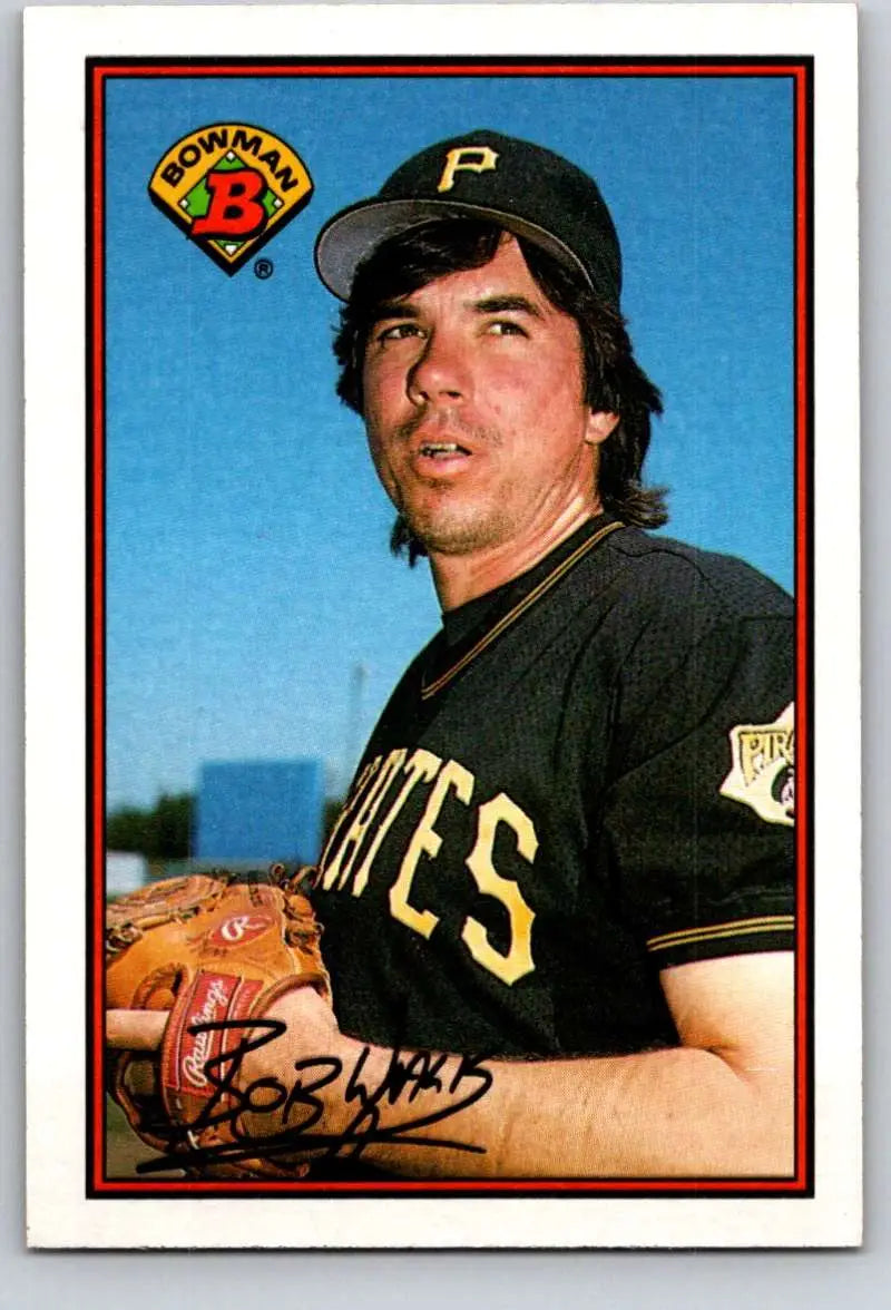 1989 Bowman #409 Bob Walk NM-MT Pittsburgh Pirates Baseball Card - Baseball Card Single