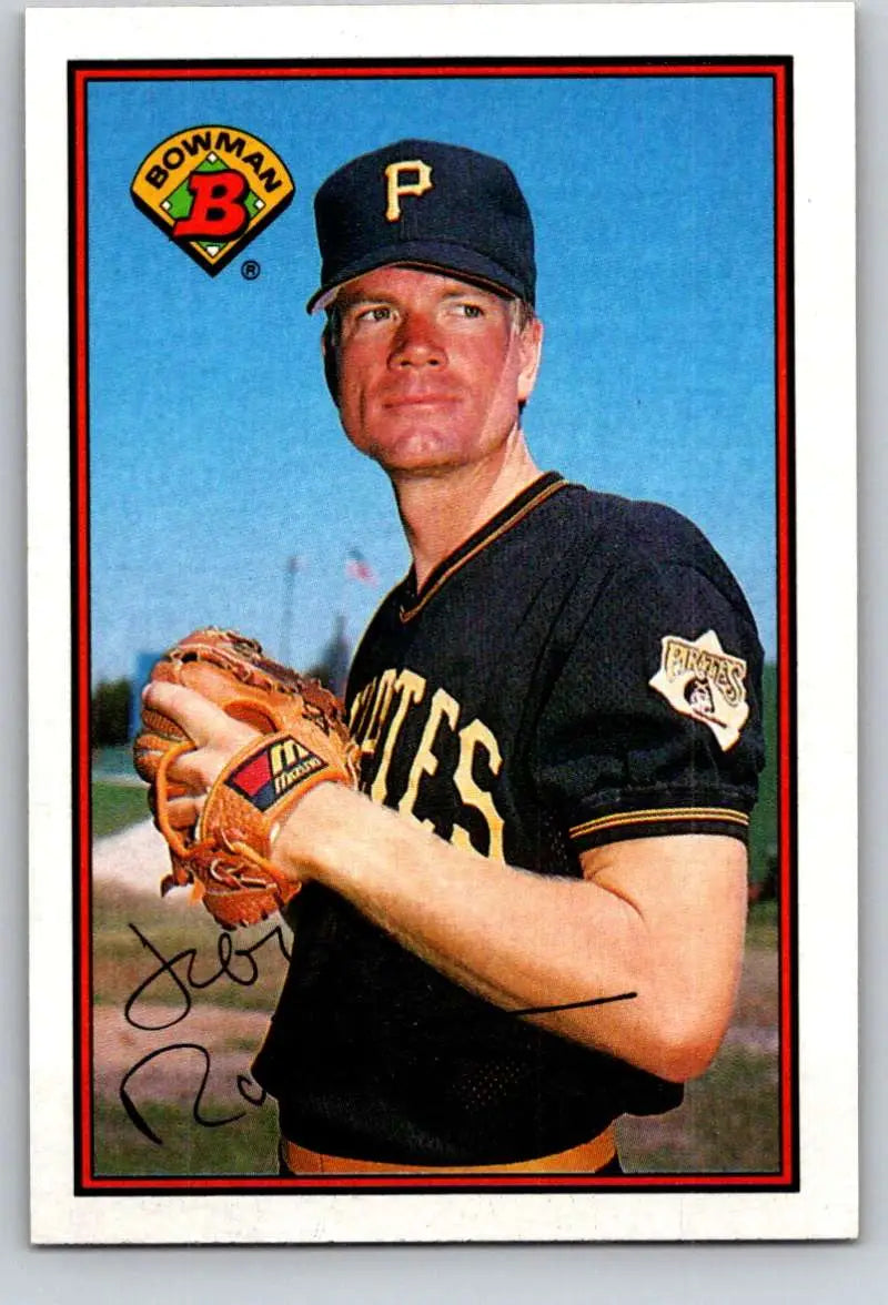 1989 Bowman #410 Jeff Robinson NM-MT Pittsburgh Pirates Baseball Card - Baseball Card Single