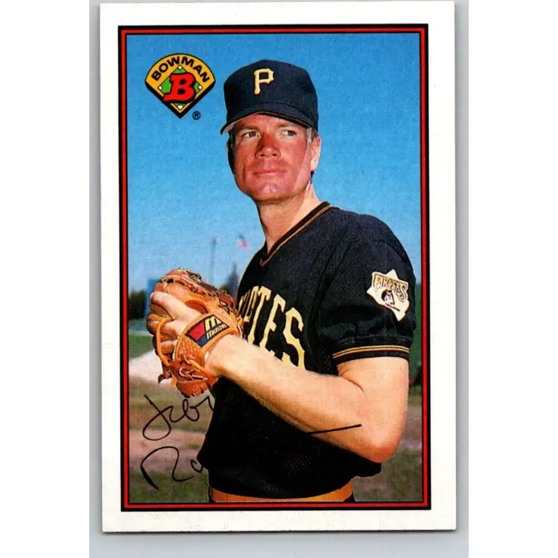 1989 Bowman #410 Jeff Robinson NM-MT Pittsburgh Pirates Baseball Card - Baseball Card Single