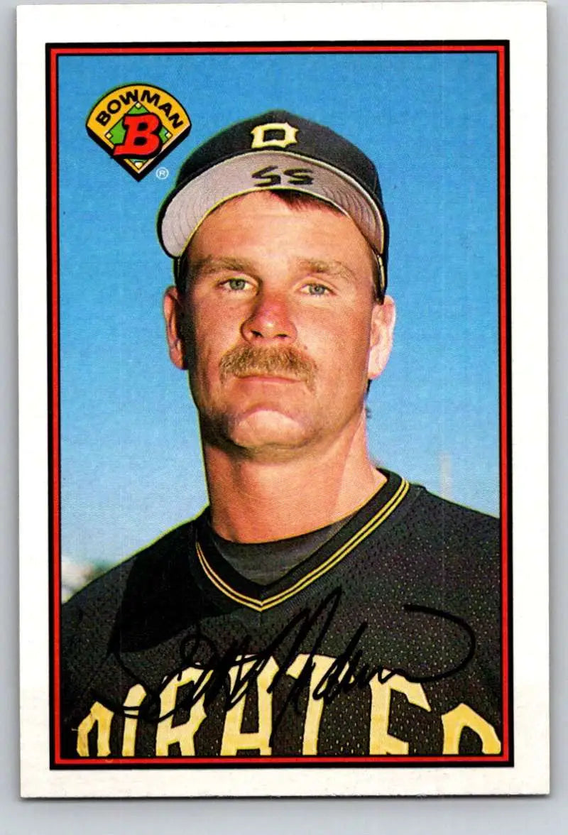 1989 Bowman #412 Scott Medvin NM-MT RC Rookie Pittsburgh Pirates Baseball Card - Baseball Card Single