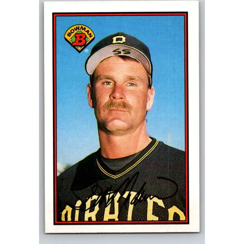 1989 Bowman #412 Scott Medvin NM-MT RC Rookie Pittsburgh Pirates Baseball Card - Baseball Card Single