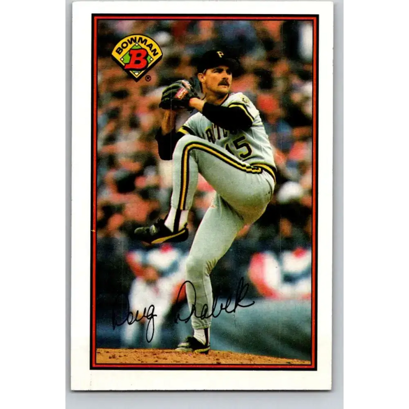 1989 Bowman #416 Doug Drabek NM-MT Pittsburgh Pirates Baseball Card - Baseball Card Single
