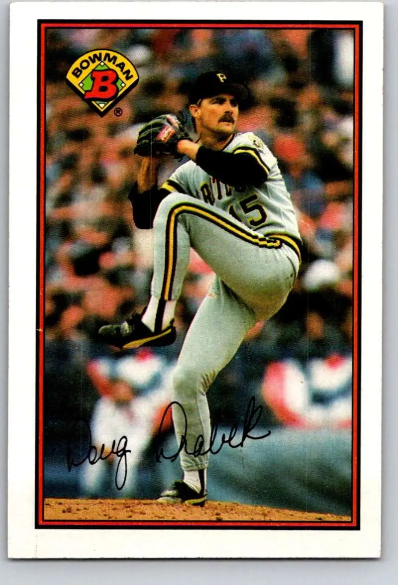 1989 Bowman #416 Doug Drabek NM-MT Pittsburgh Pirates Baseball Card - Baseball Card Single