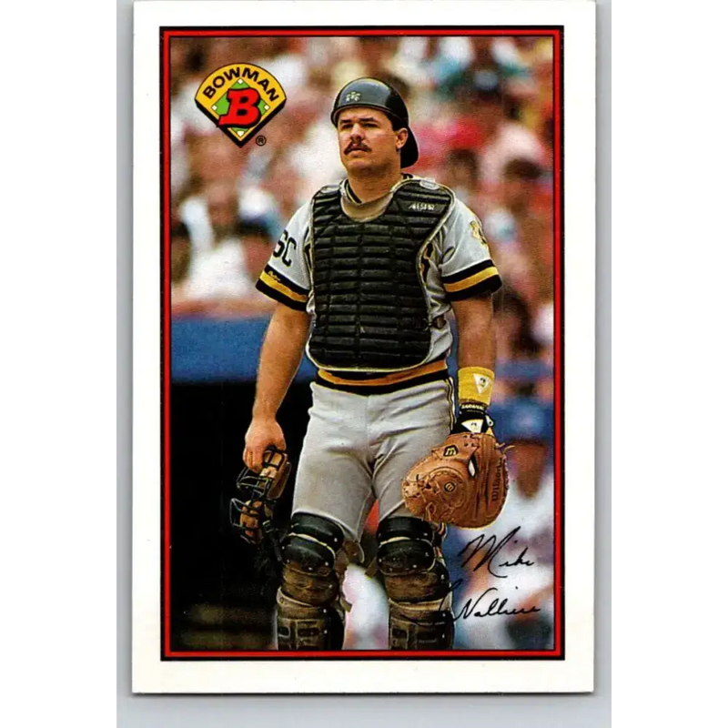 1989 Bowman #417 Mike LaValliere NM-MT Pittsburgh Pirates Baseball Card - Baseball Card Single