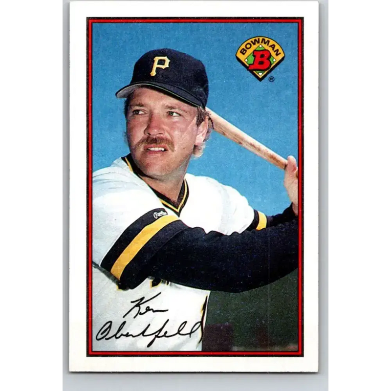 1989 Bowman #418 Ken Oberkfell NM-MT Pittsburgh Pirates Baseball Card - Baseball Card Single
