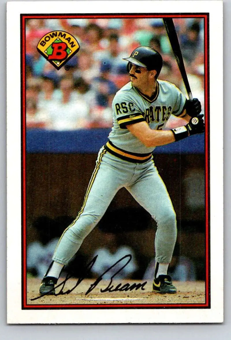 1989 Bowman #419 Sid Bream NM-MT Pittsburgh Pirates Baseball Card - Baseball Card Single