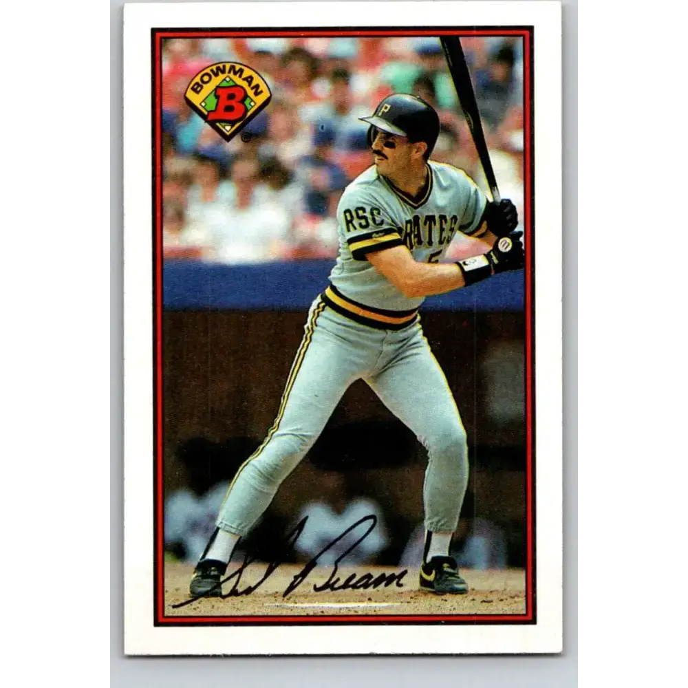 1989 Bowman #419 Sid Bream NM-MT Pittsburgh Pirates Baseball Card